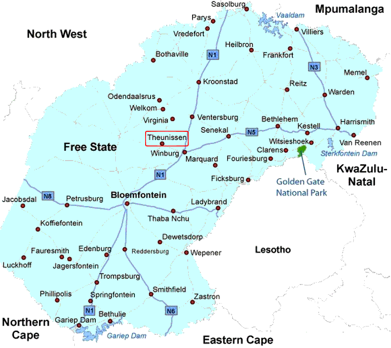 Carte de Theunissen